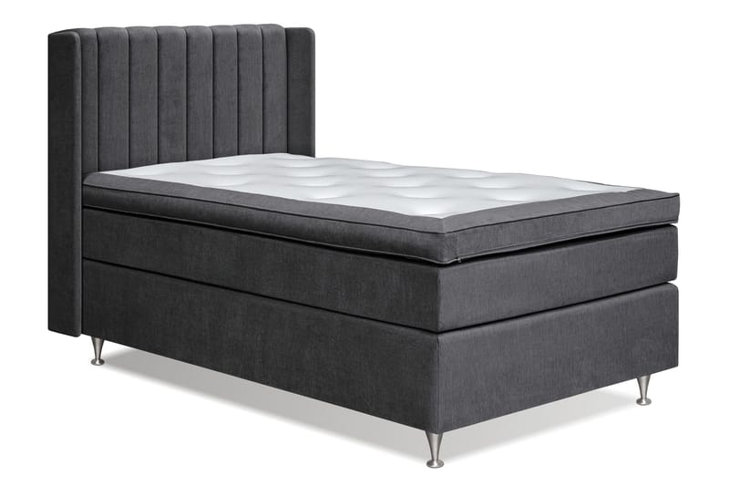 Joluma Sängpaket Fast 140x200 cm - (+Fler val) 140x200 cm Mörkgrå - Möbler - Säng - Kontinentalsäng