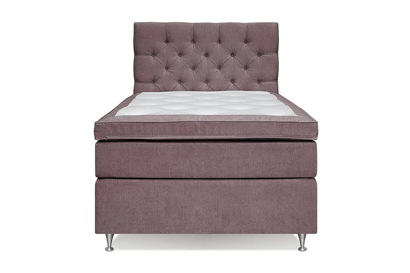 Joluma Sängpaket Fast 140x200 cm - (+Fler val) 140x200 cm Mörkrosa - Möbler - Säng - Kontinentalsäng