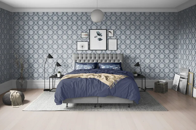 Joluma Sängpaket Fast 160x200 cm - (+Fler val) 160x200 cm Grå - Möbler - Säng - Kontinentalsäng