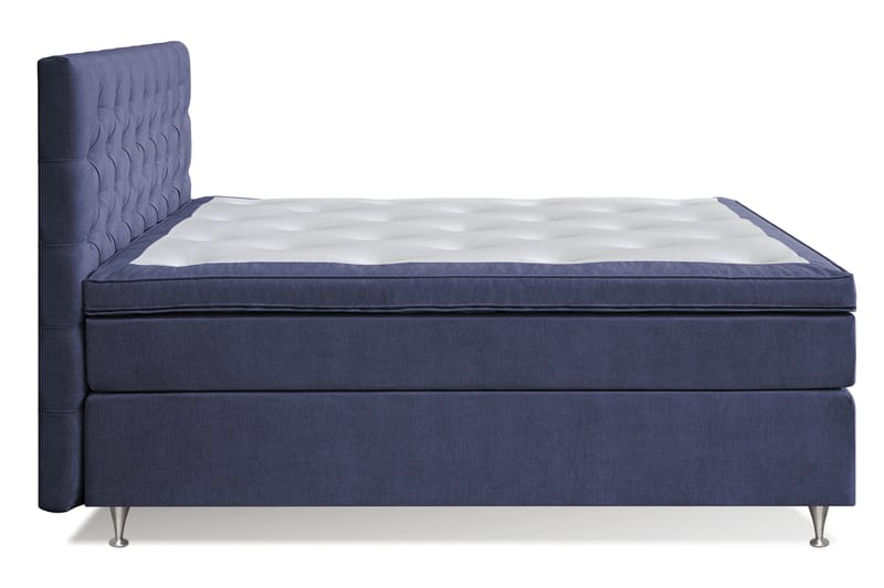 Joluma Sängpaket Fast 160x200 cm - (+Fler val) 160x200 cm Mörkblå - Komplett sängpaket - Kontinentalsäng
