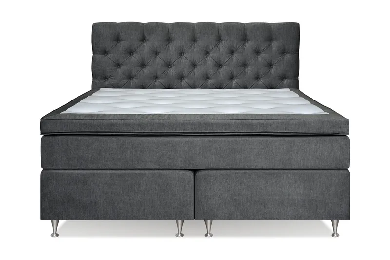 Joluma Sängpaket Fast 160x200 cm - (+Fler val) 160x200 cm Mörkgrå - Möbler - Säng - Kontinentalsäng