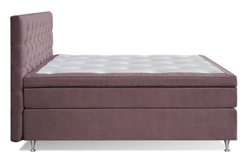 Joluma Sängpaket Fast 160x200 cm - (+Fler val) 160x200 cm Mörkrosa - Komplett sängpaket - Kontinentalsäng - Dubbelsäng
