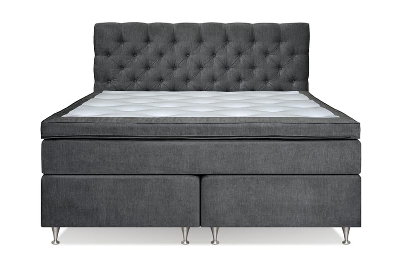 Joluma Sängpaket Fast 180x200 cm - (+Fler val) 180x200 cm Mörkgrå - Möbler - Säng - Komplett sängpaket