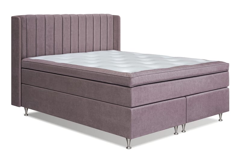 Joluma Sängpaket Fast 180x200 cm - (+Fler val) 180x200 cm Mörkrosa - Möbler - Säng - Komplett sängpaket