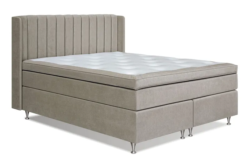 Joluma Sängpaket Fast/Medium 160x200 cm - (+Fler val) 160x200 cm Beige - Möbler - Säng - Kontinentalsäng