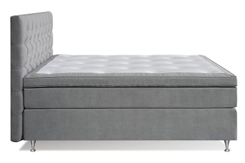 Joluma Sängpaket Fast/Medium 160x200 cm - (+Fler val) 160x200 cm Grå - Komplett sängpaket - Kontinentalsäng - Dubbelsäng