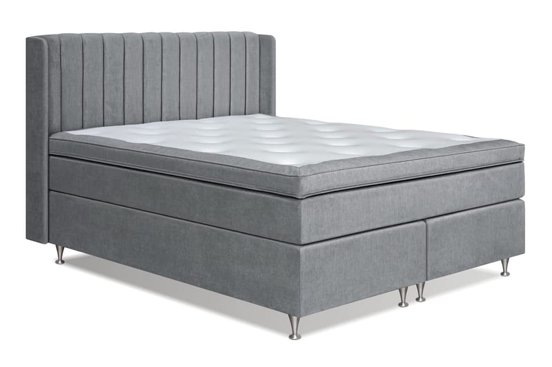Joluma Sängpaket Fast/Medium 160x200 cm - (+Fler val) 160x200 cm Grå - Möbler - Säng - Kontinentalsäng