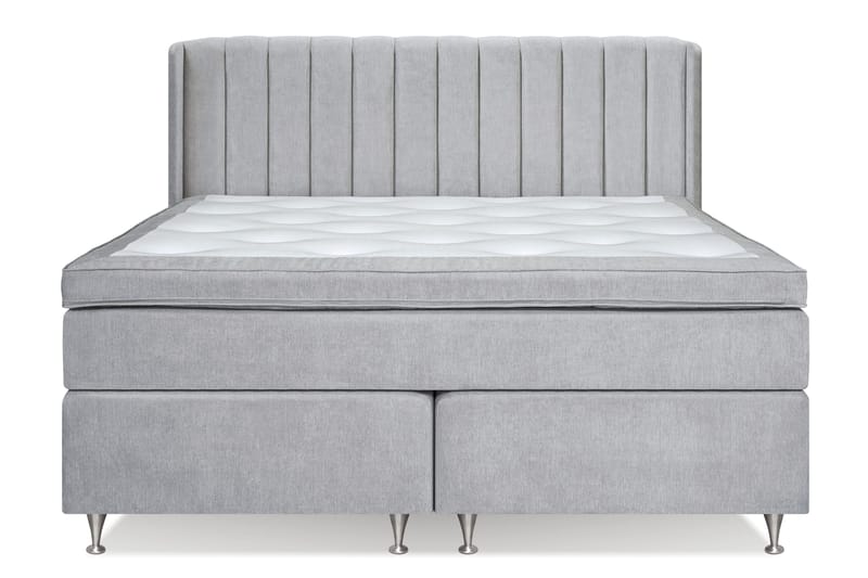 Joluma Sängpaket Fast/Medium 160x200 cm - (+Fler val) 160x200 cm Ljusgrå - Möbler - Säng - Kontinentalsäng
