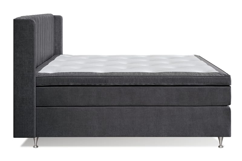 Joluma Sängpaket Fast/Medium 160x200 cm - (+Fler val) 160x200 cm Mörkgrå - Möbler - Säng - Kontinentalsäng