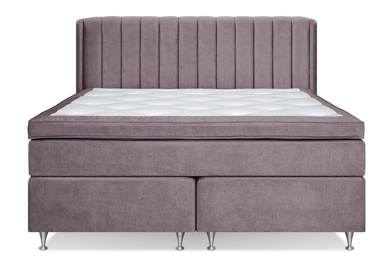 Joluma Sängpaket Fast/Medium 160x200 cm - (+Fler val) 160x200 cm Mörkrosa - Möbler - Säng - Kontinentalsäng