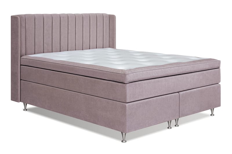 Joluma Sängpaket Fast/Medium 160x200 cm - (+Fler val) 160x200 cm Vintagerose - Möbler - Säng - Kontinentalsäng