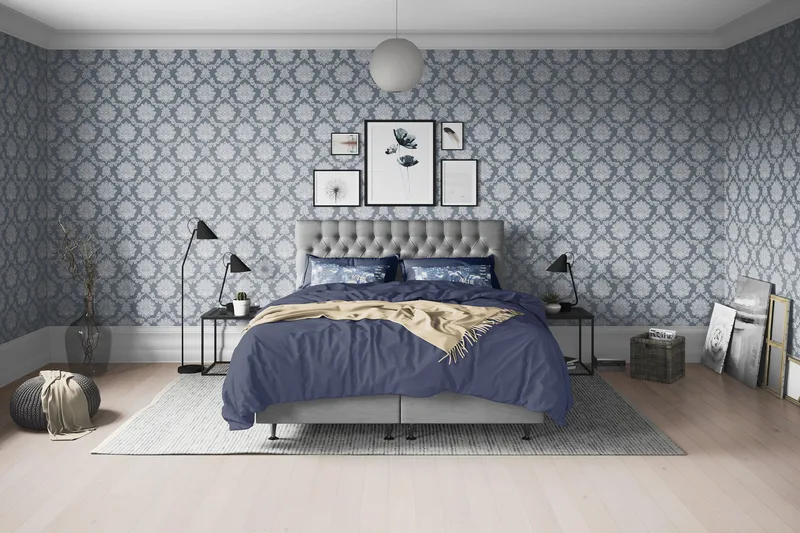 Joluma Sängpaket Fast/Medium 180x200 cm - (+Fler val) 180x200 cm Grå - Möbler - Säng - Kontinentalsäng