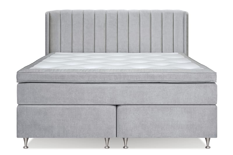 Joluma Sängpaket Fast/Medium 180x200 cm - (+Fler val) 180x200 cm Ljusgrå - Möbler - Säng - Kontinentalsäng