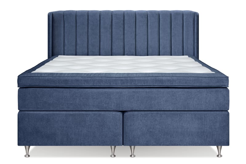 Joluma Sängpaket Fast/Medium 180x200 cm - (+Fler val) 180x200 cm Mörkblå - Möbler - Säng - Komplett sängpaket