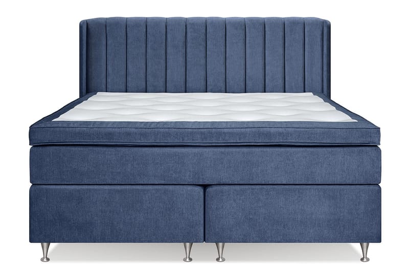 Joluma Sängpaket Fast/Medium 180x200 cm - (+Fler val) 180x200 cm Mörkblå - Möbler - Säng - Komplett sängpaket