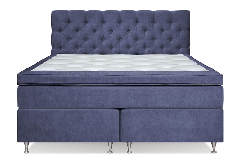 Joluma Sängpaket Fast/Medium 180x200 cm - (+Fler val) 180x200 cm Mörkblå - Komplett sängpaket - Kontinentalsäng