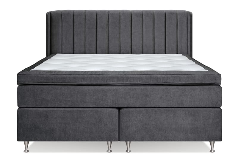 Joluma Sängpaket Fast/Medium 180x200 cm - (+Fler val) 180x200 cm Mörkgrå - Möbler - Säng - Komplett sängpaket
