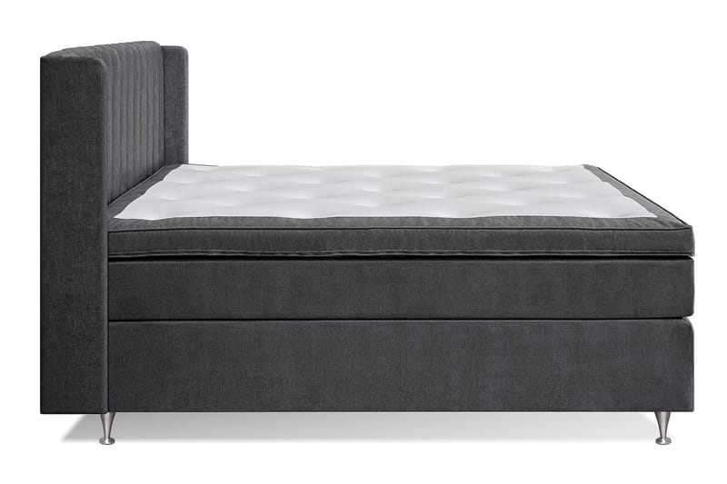 Joluma Sängpaket Fast/Medium 180x200 cm - (+Fler val) 180x200 cm Mörkgrå - Möbler - Säng - Kontinentalsäng