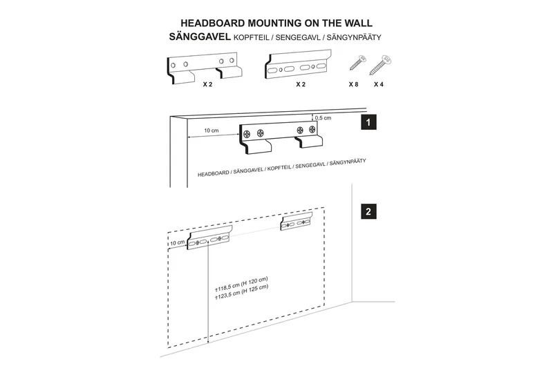 Joluma Sängpaket Fast/Medium 180x200 cm - (+Fler val) 180x200 cm Mörkrosa - Möbler - Säng - Kontinentalsäng