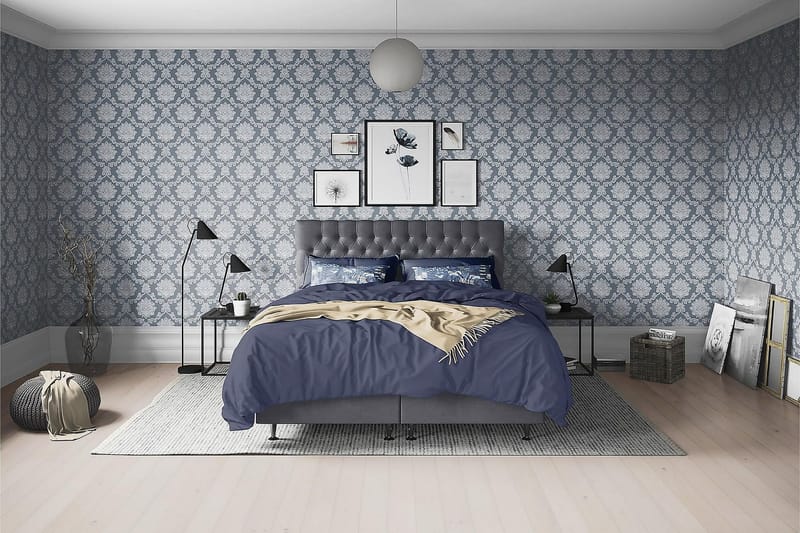 Joluma Sängpaket Medium 105x200 cm - (+Fler val) 105x200 cm Mörkgrå - Möbler - Säng - Kontinentalsäng