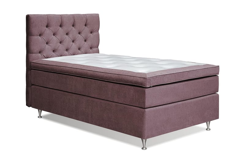 Joluma Sängpaket Medium 105x200 cm - (+Fler val) 105x200 cm Mörkrosa - Möbler - Säng - Komplett sängpaket