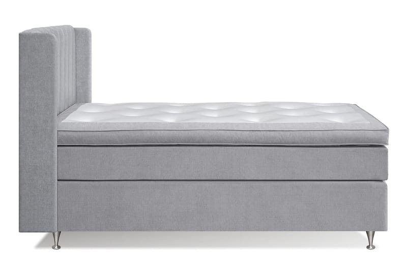 Joluma Sängpaket Medium 120x200 cm - (+Fler val) 120x200 cm Ljusgrå - Komplett sängpaket - Kontinentalsäng