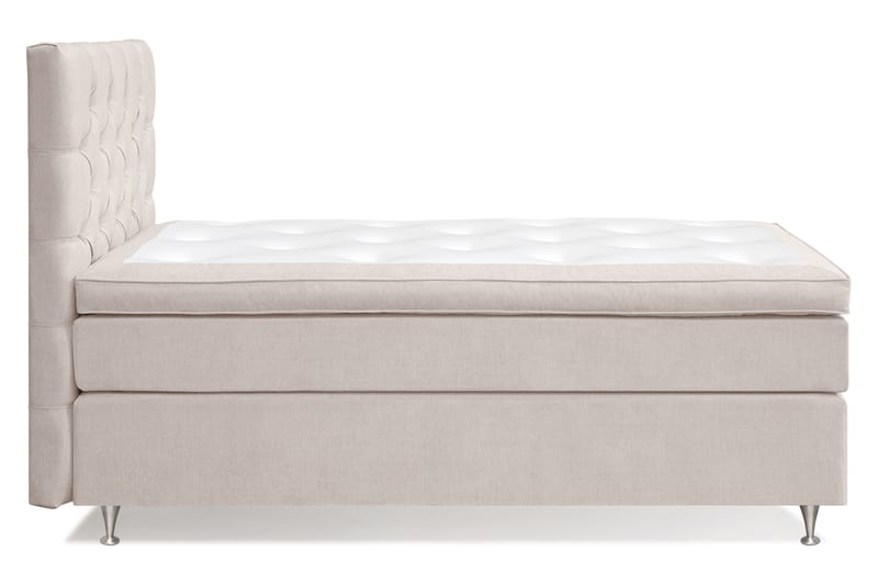 Joluma Sängpaket Medium 140x200 cm - (+Fler val) 140x200 cm Ljusbeige - Komplett sängpaket - Sängar med förvaring