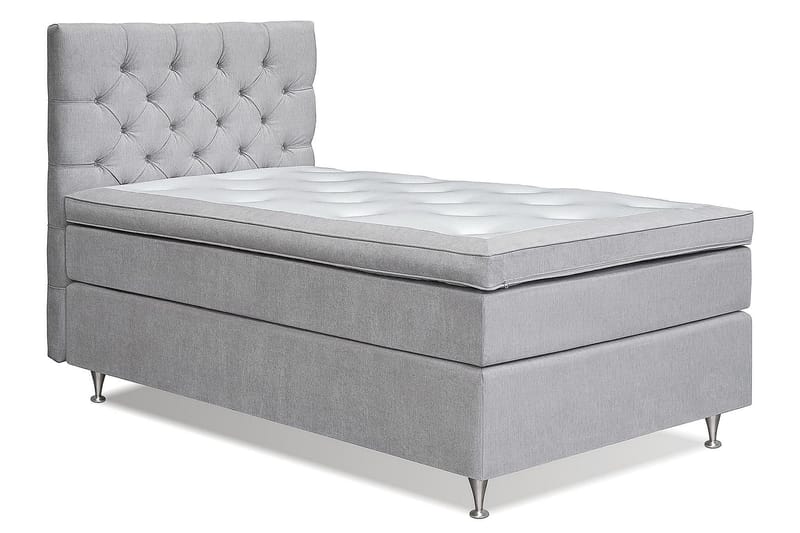 Joluma Sängpaket Medium 140x200 cm - (+Fler val) 140x200 cm Ljusgrå - Komplett sängpaket - Kontinentalsäng