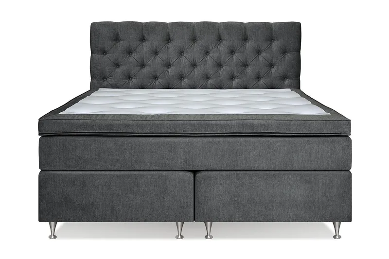 Joluma Sängpaket Medium 160x200 cm - (+Fler val) 160x200 cm Mörkgrå - Möbler - Säng - Kontinentalsäng