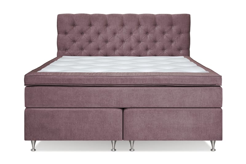 Joluma Sängpaket Medium 160x200 cm - (+Fler val) 160x200 cm Mörkrosa - Möbler - Säng - Kontinentalsäng