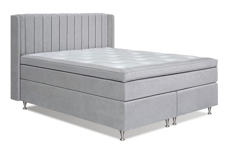 Joluma Sängpaket Medium 180x200 cm - (+Fler val) 180x200 cm Ljusgrå - Möbler - Säng - Kontinentalsäng