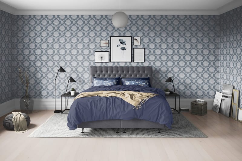 Joluma Sängpaket Medium 180x200 cm - (+Fler val) 180x200 cm Mörkgrå - Möbler - Säng - Kontinentalsäng