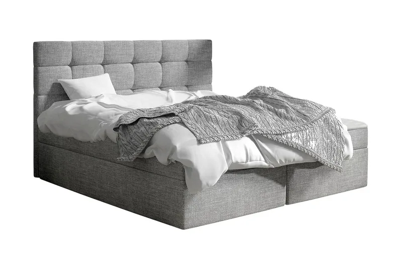 Kleiv Kontinentalsäng 140x200cm, Grå