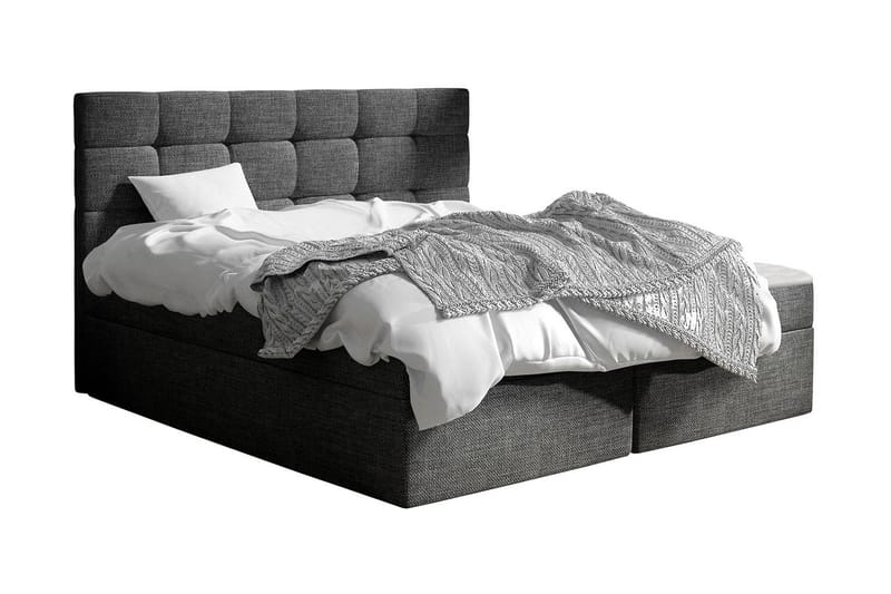 Kleiv Kontinentalsäng 140x200cm - Mörkgrå - Möbler - Säng - Kontinentalsäng