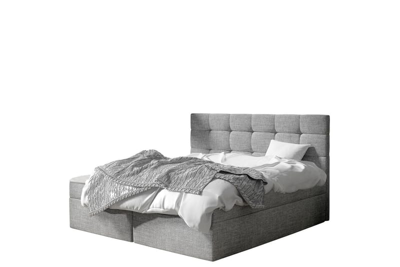 Kleiv Kontinentalsäng 180x200cm - Grå - Möbler - Säng - Kontinentalsäng