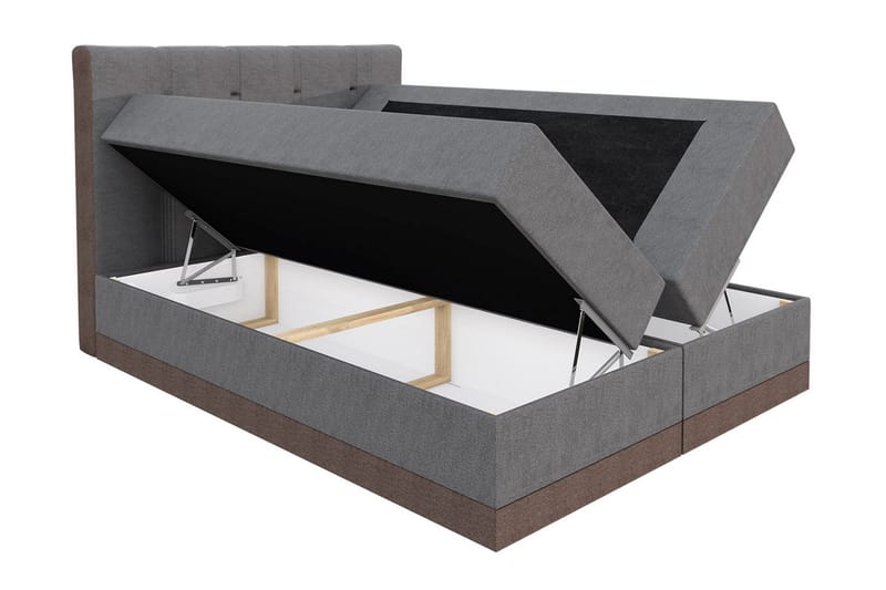 Knarrevik Kontinentalsäng 140x200 Brun - Brun - Möbler - Säng - Kontinentalsäng