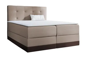 Knarrevik Kontinentalsäng 200x200 cm - Brun - Möbler - Säng - Kontinentalsäng