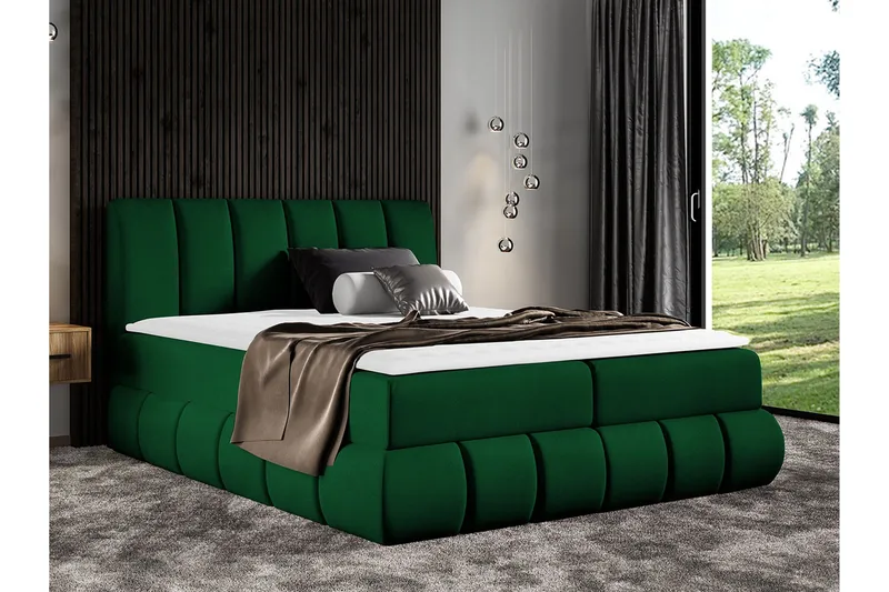Kontinentalsäng 124x218 cm Grön  Grön - Grön - Möbler - Säng - Kontinentalsäng