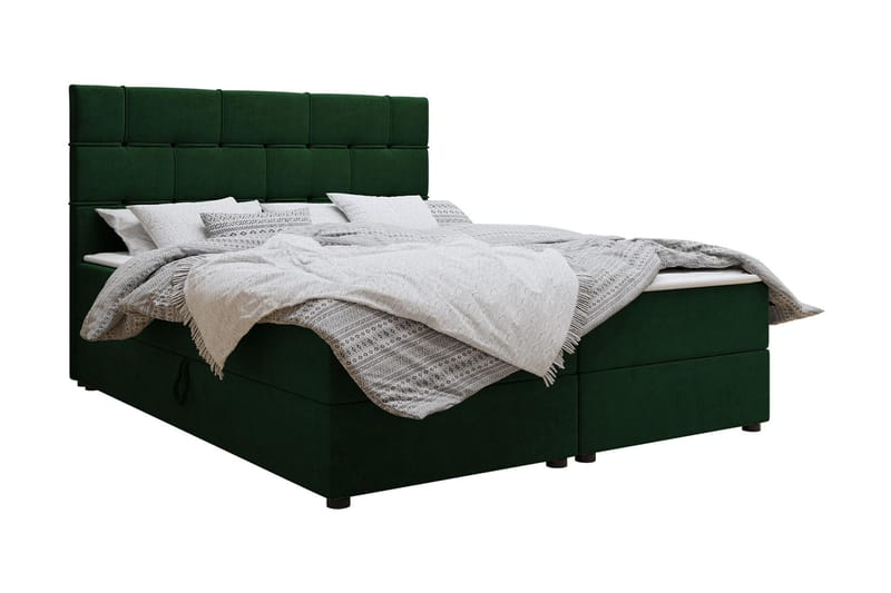 Kontinentalsäng 160x200 cm Svart - Svart - Möbler - Säng - Kontinentalsäng
