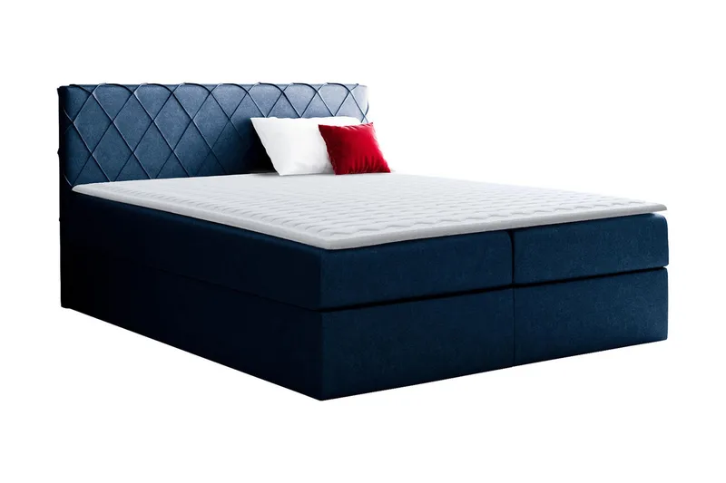 Korshavn Kontinentalsäng 120x200 - Blå - Möbler - Säng - Kontinentalsäng