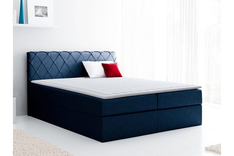 Korshavn Kontinentalsäng 120x200 - Blå - Möbler - Säng - Kontinentalsäng