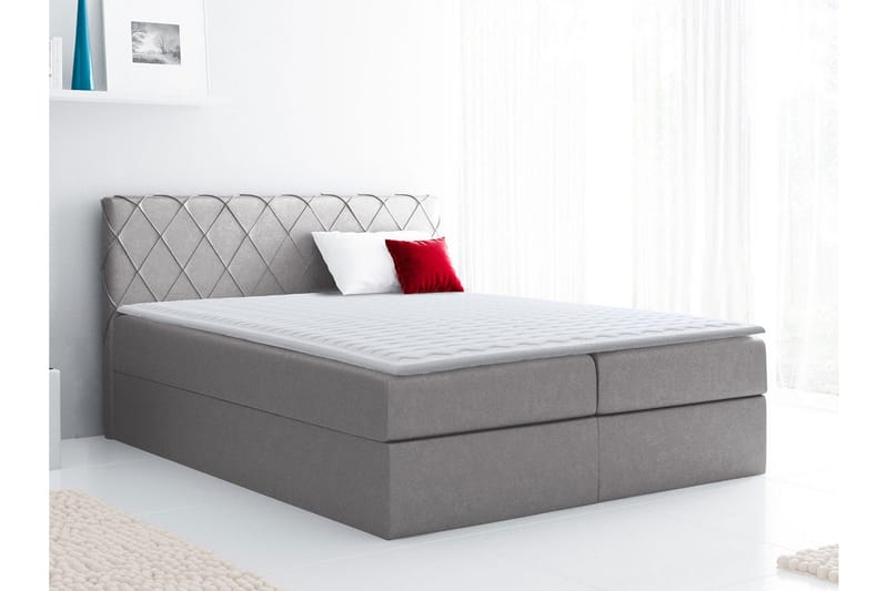 Korshavn Kontinentalsäng 120x200 - Grå - Möbler - Säng - Kontinentalsäng