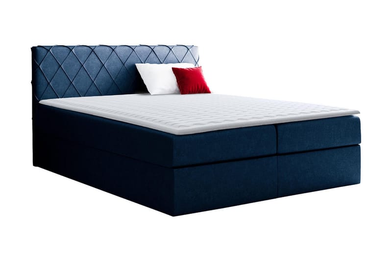 Korshavn Kontinentalsäng 140x200, Blå