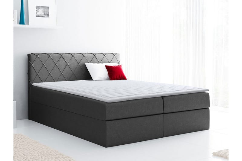 Korshavn Kontinentalsäng 180x200 - Grå - Möbler - Säng - Kontinentalsäng
