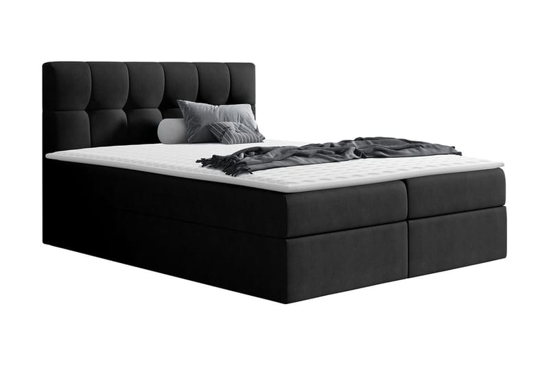 Kramvik Kontinentalsäng 160x200 - Svart - Möbler - Säng - Kontinentalsäng