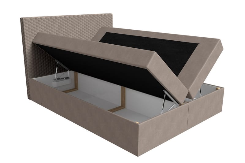 Laargard Kontinentalsäng medFörvaring 160x200 - Beige - Möbler - Säng - Kontinentalsäng