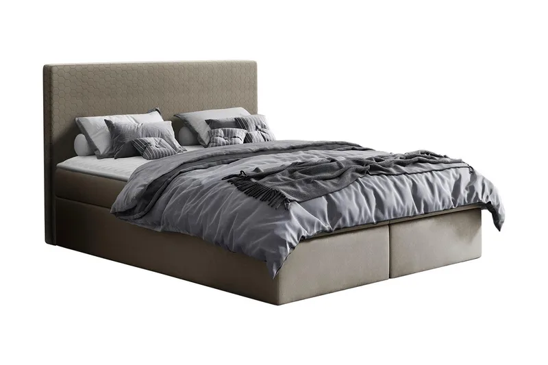 Laargard Kontinentalsäng medFörvaring 180x200 - Beige - Möbler - Säng - Kontinentalsäng