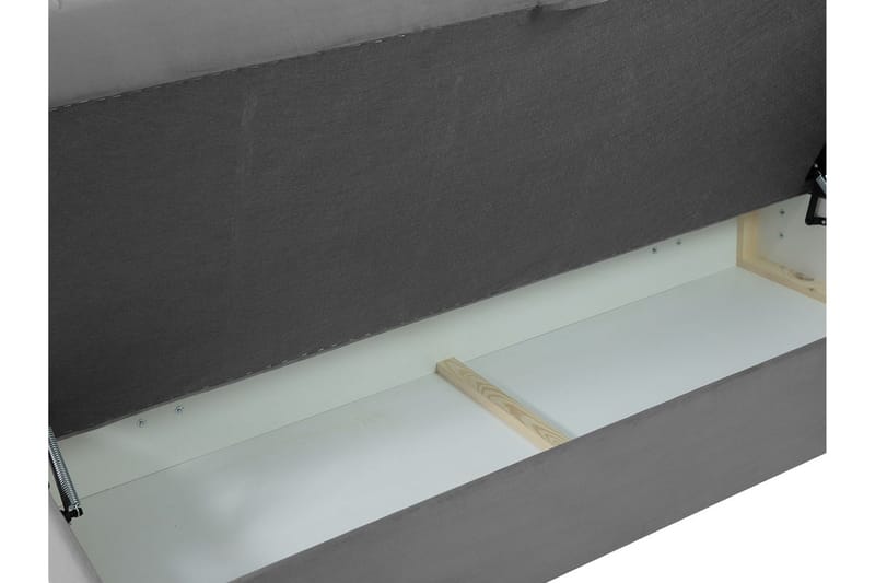 Laggano Kontinentalsäng 140x200 cm + Bäddmadrass - Svart - Möbler - Säng - Kontinentalsäng