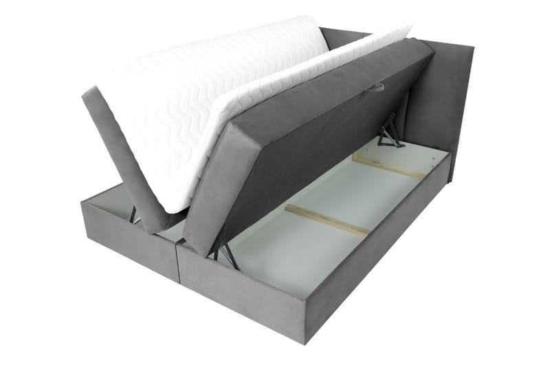 Laggano Kontinentalsäng 160x200 cm + Bäddmadrass - Svart - Möbler - Säng - Kontinentalsäng