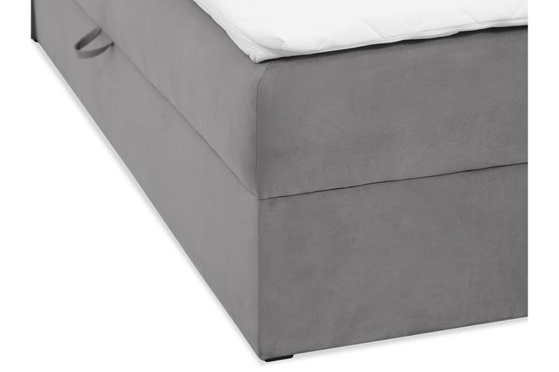 Laggano Kontinentalsäng 160x200 cm + Bäddmadrass - Svart - Möbler - Säng - Kontinentalsäng